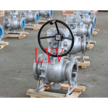 Cast Floating Ball Valve Gear Operated with API 6D